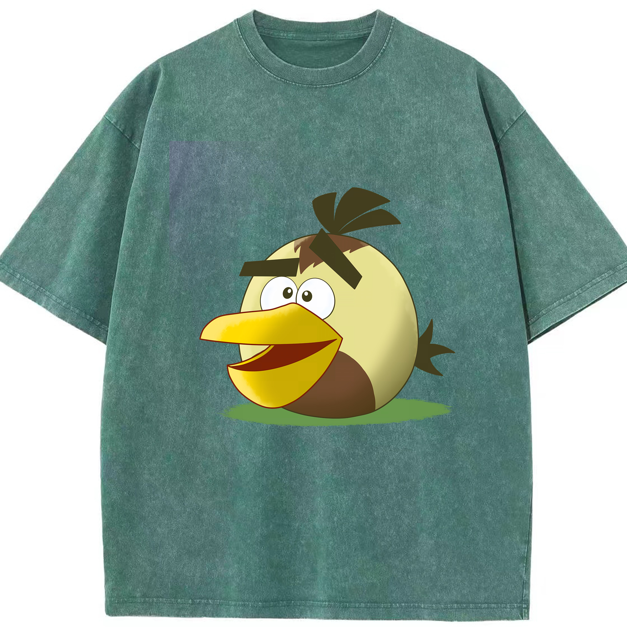 （画像用） Angry Birds アングリーバード 綿100% ヴィンテージ風 半袖Tシャツ（フロントプリント）